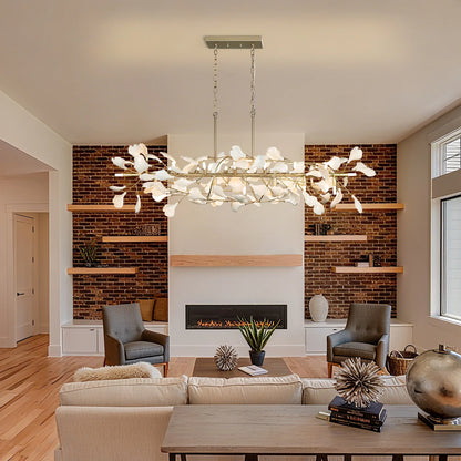 Modern Luxury Art Chandelier Gold Kitchen