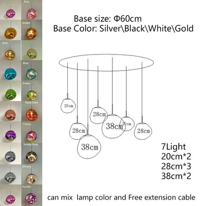 Modern Lava LED Pendant Lamp