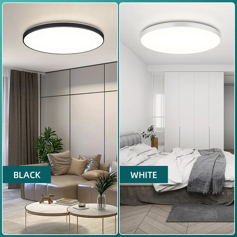 Ultra-Thin LED Ceiling Lamp – Waterproof