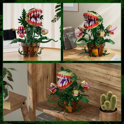 Audrey II Piranha Plant Building Blocks Set (629 Pieces)