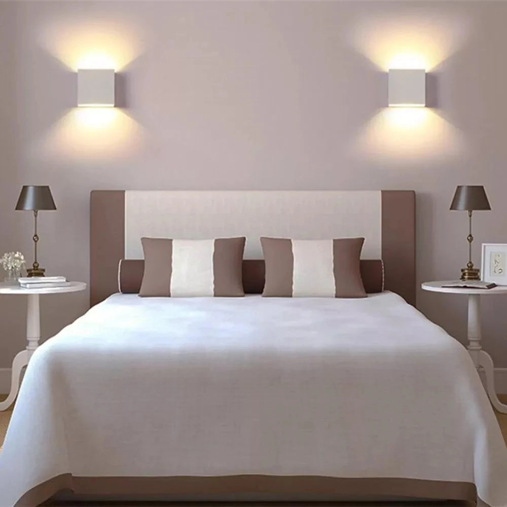 Aluminum Cube LED Wall Sconce – Indoor Light