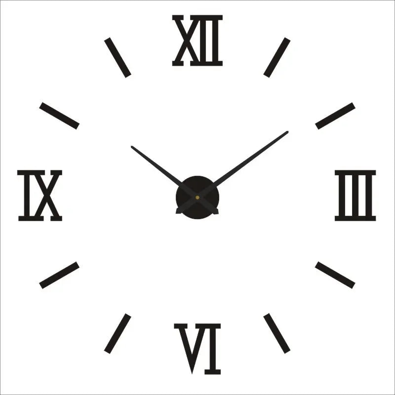 Modern 3D DIY Wall Clock