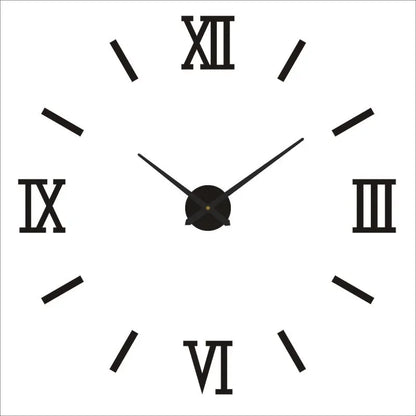 Modern 3D DIY Wall Clock