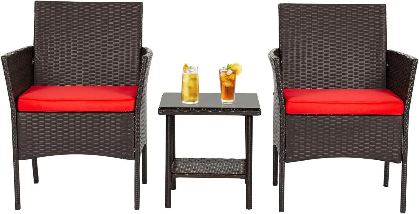 5-Piece Outdoor Wicker Sectional Set