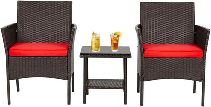 5-Piece Outdoor Wicker Sectional Set