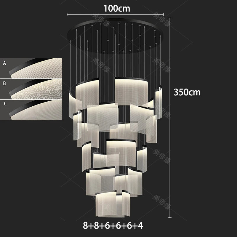 modern home staircase chandelier,