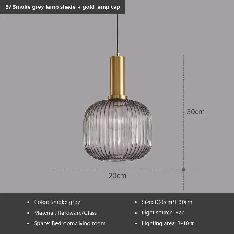 Modern Nordic Glass Pendant Light