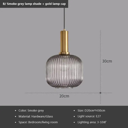 Modern Nordic Glass Pendant Light