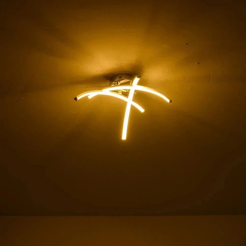 Modern Creative LED Ceiling Lamp Three-Branch
