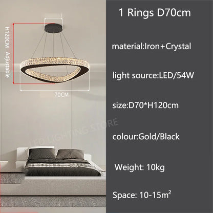 Modern Luxury Pendant Chandelier for Living Room