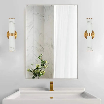 Elegant Resin Wall Sconces,Vertical Light Fixtures Set of Two