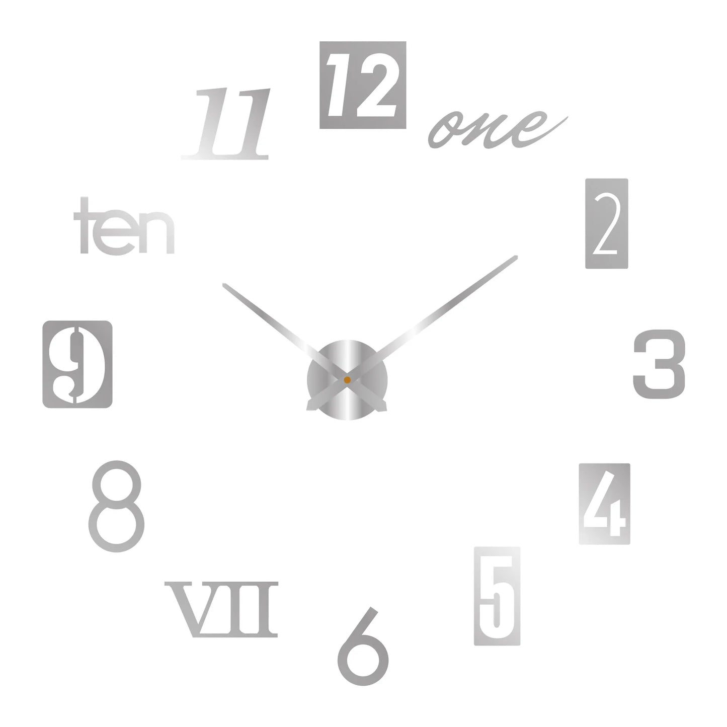 3D DIY Luminous Wall Clock