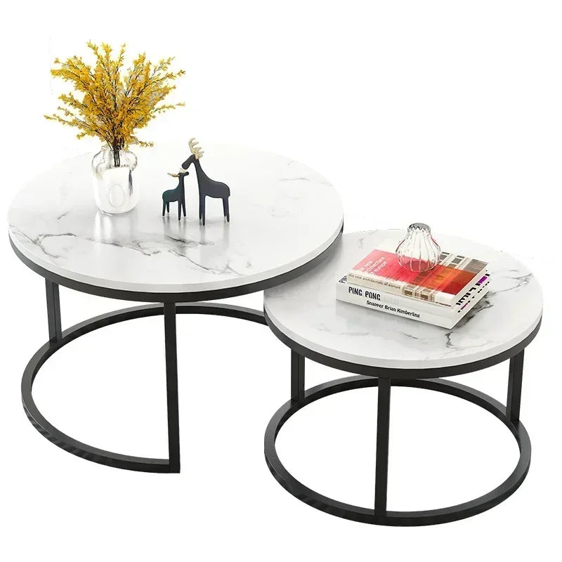 Marble Texture Tea Table Set