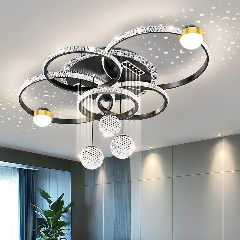 Modern LED Luxury Ceiling Chandelier for Living Room & Villa