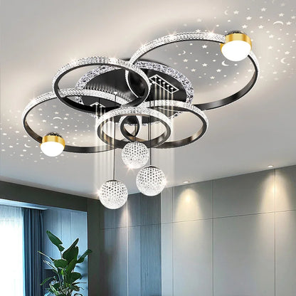 Modern LED Luxury Ceiling Chandelier for Living Room & Villa