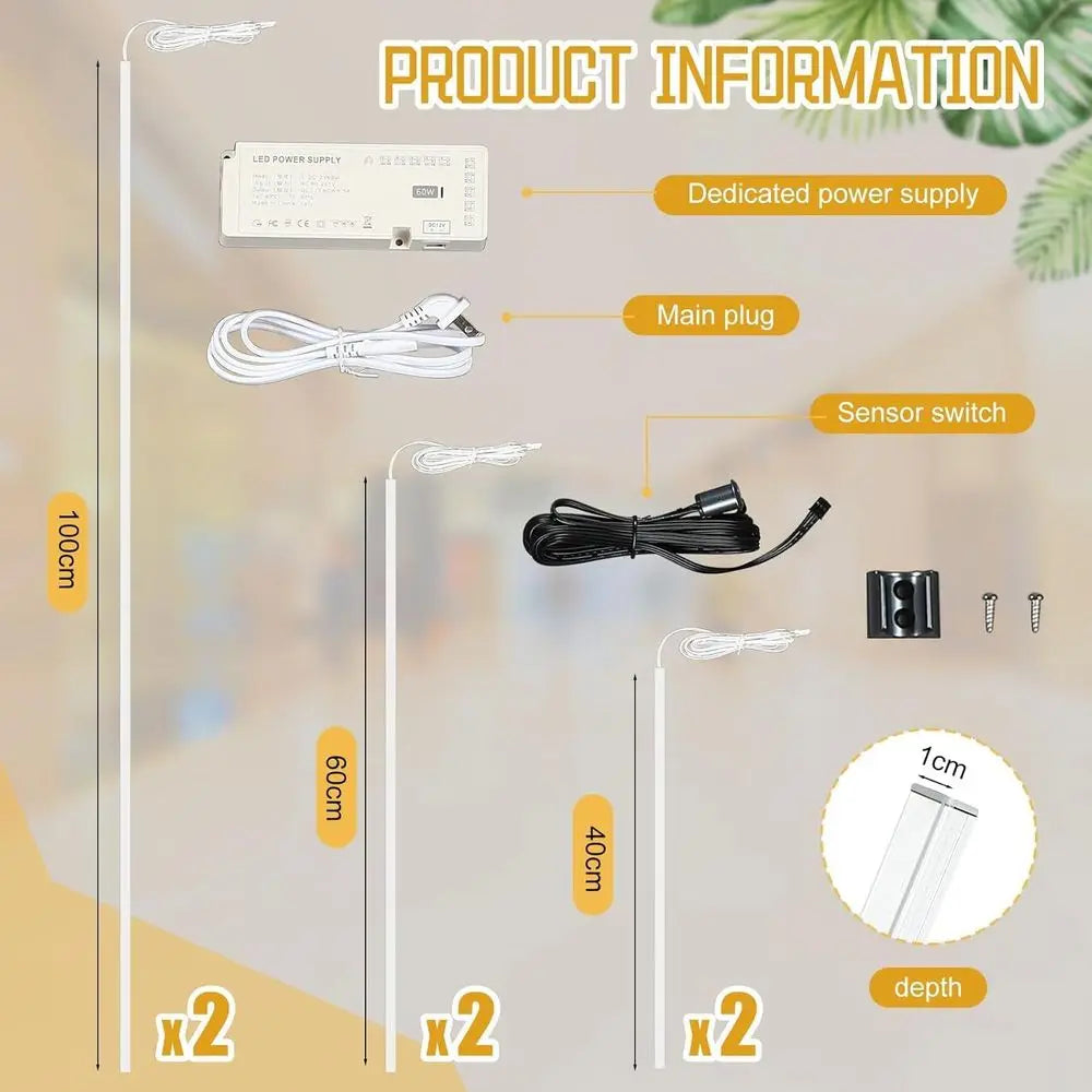 6-Light LED Wall Panel Lights