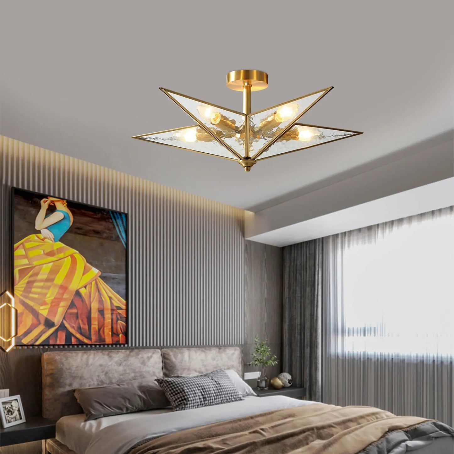 Five-pointed Star Ceiling Modern Balcony Corridor Fashion