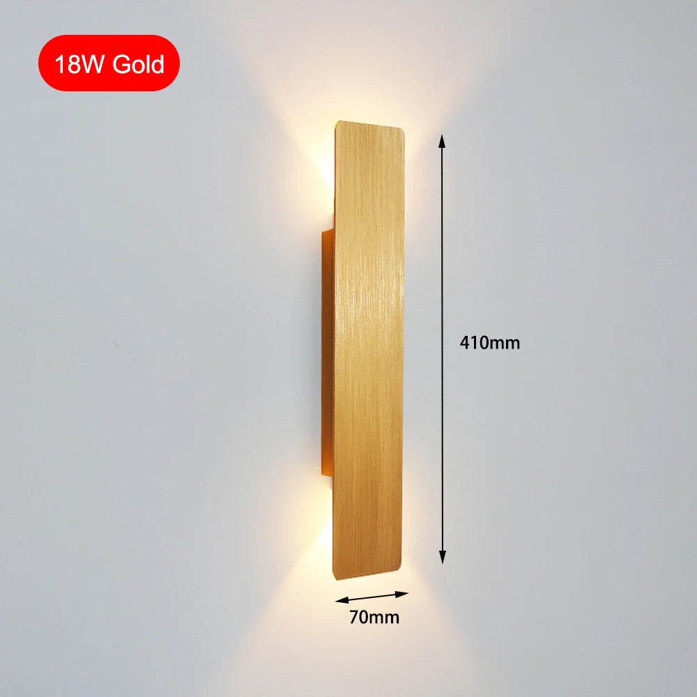 Modern 6W LED Wall Lamp – Minimalist Indoor Aluminum Sconce