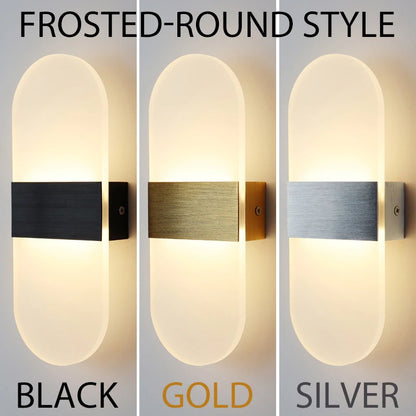 Modern Acrylic LED Wall Light 6W