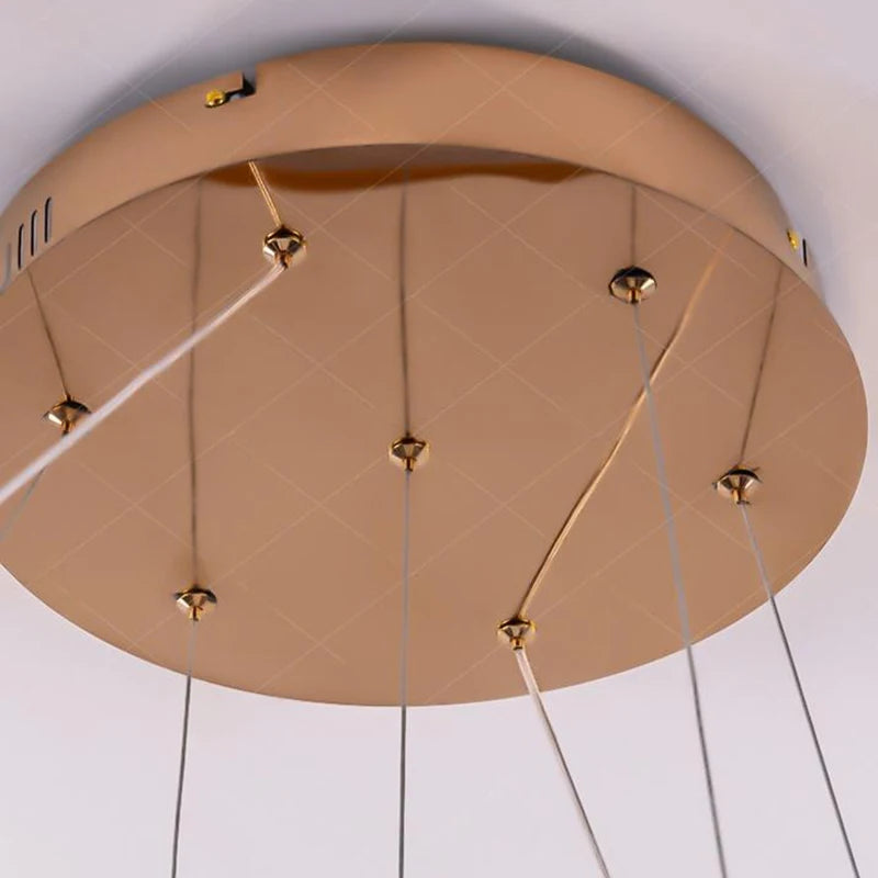 Modern LED Pendant Chandelier for Living Room & Staircase