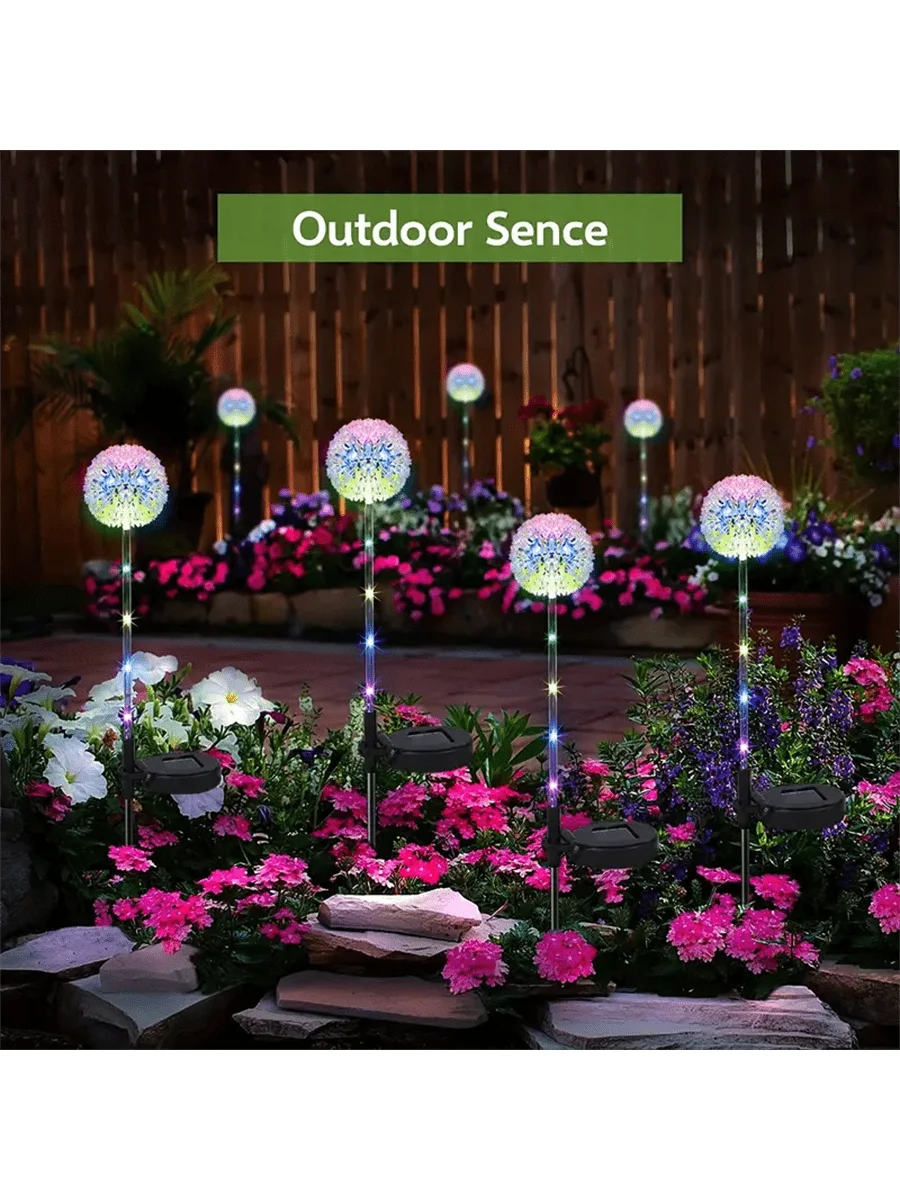 Solar LED Dandelion Garden Light – Outdoor Decor