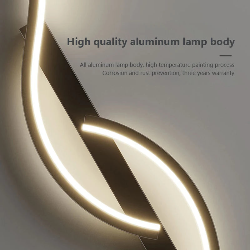 Modern LED Long Strip Wall Sconce Lamp