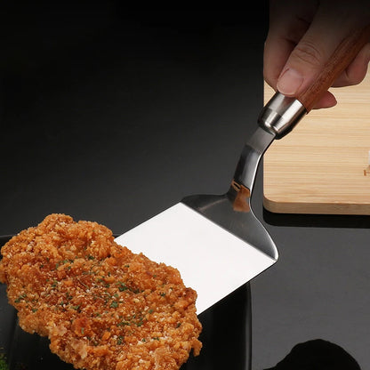 Stainless Steel BBQ Spatula with Wood Handle