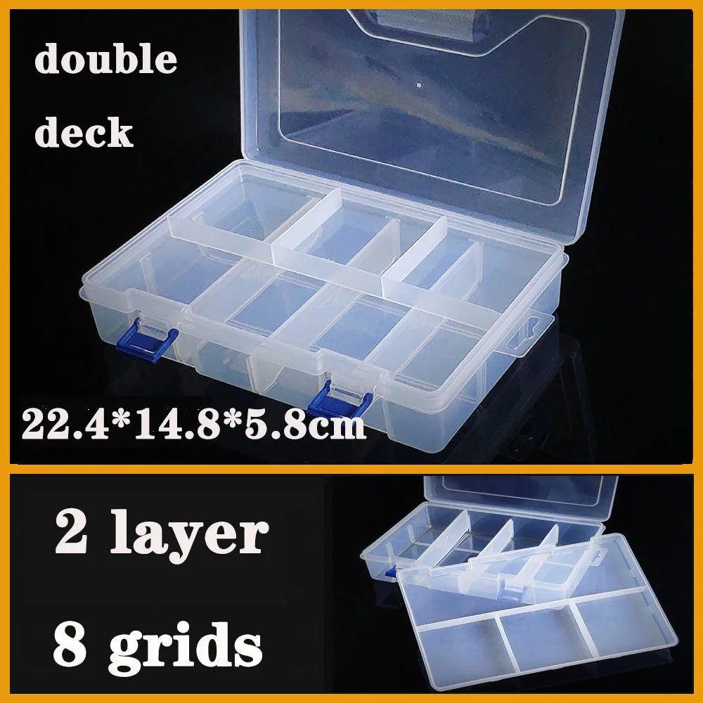 Clear Organizer Box for Jewelry & Tools