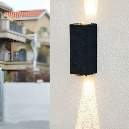 Modern LED Up & Down Wall Sconce – Warm White Indoor/Outdoor Light