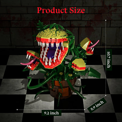 Audrey II Piranha Plant Building Blocks Set (629 Pieces)