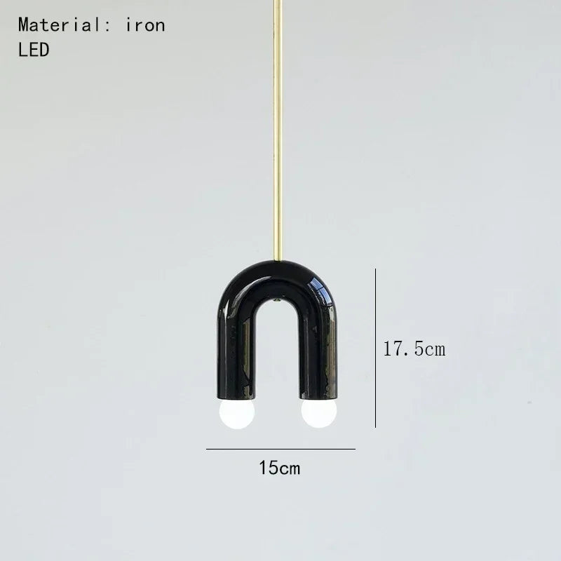 Macaron Arch LED Chandelier Pendant Light