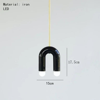 Macaron Arch LED Chandelier Pendant Light