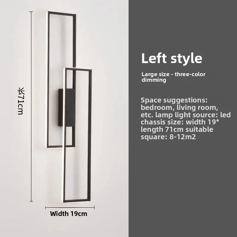 Nordic Long Strip LED Wall Lamp