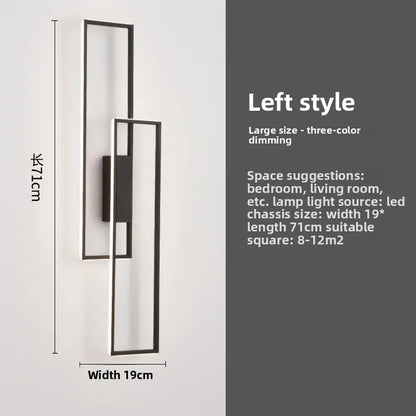 Nordic Long Strip LED Wall Lamp