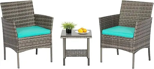 5-Piece Outdoor Wicker Sectional Set