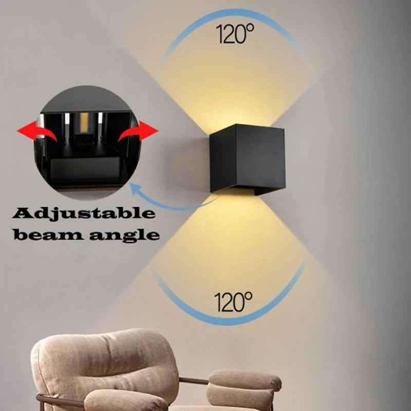 IP65 LED waterproof wall lamp 6W 12W indoor and outdoor