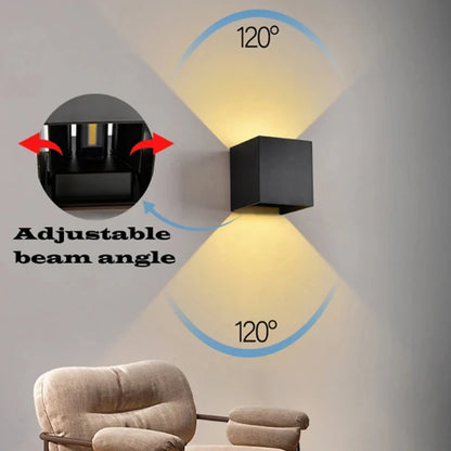 IP65 LED waterproof wall lamp 6W 12W indoor and outdoor