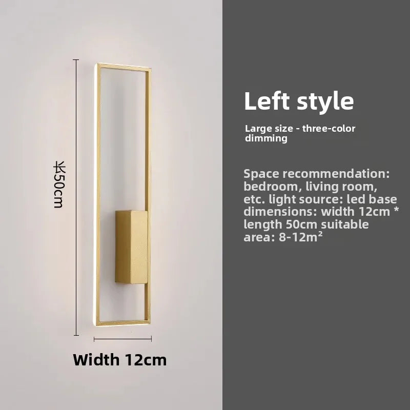 Nordic Long Strip LED Wall Lamp