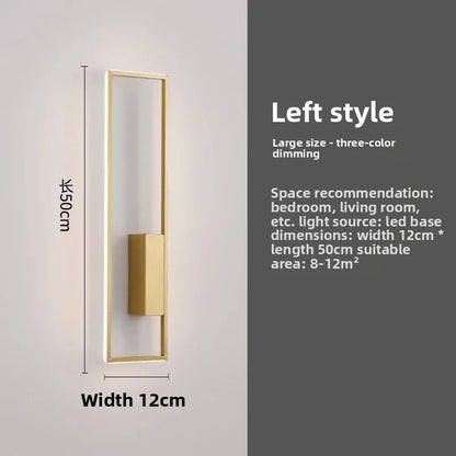 Nordic Long Strip LED Wall Lamp