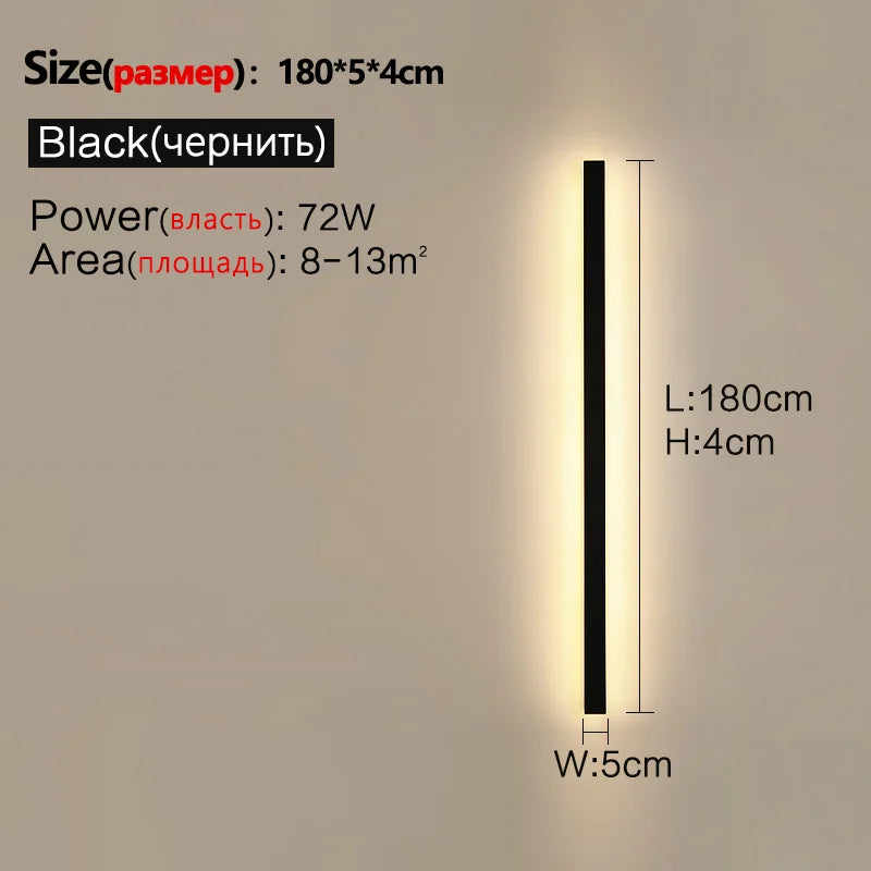 Waterproof Nordic LED Outdoor Wall Light – IP65