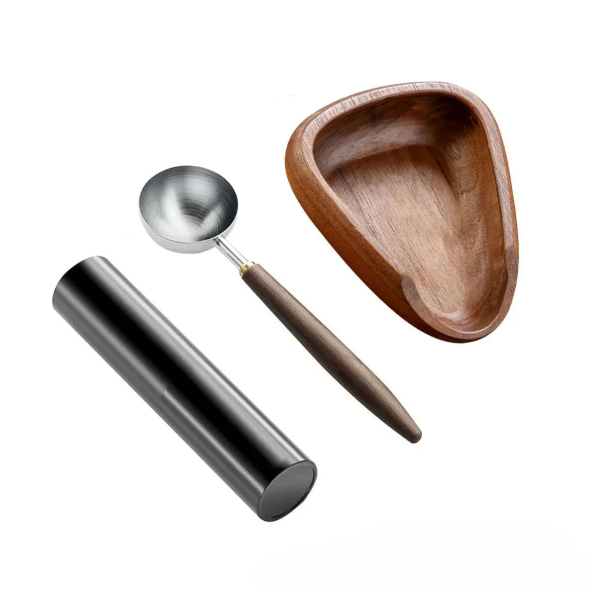 Wood Coffee Bean Organizer with Spray Bottle