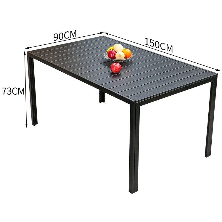 Outdoor Patio Dining Table & Chairs Set