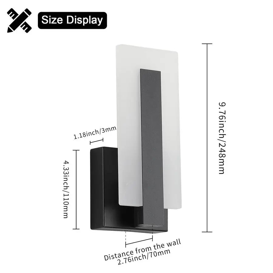Modern LED Wall Sconces Up and Down Set of Two