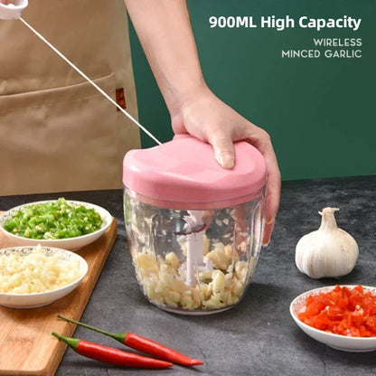 Manual Vegetable & Garlic Chopper