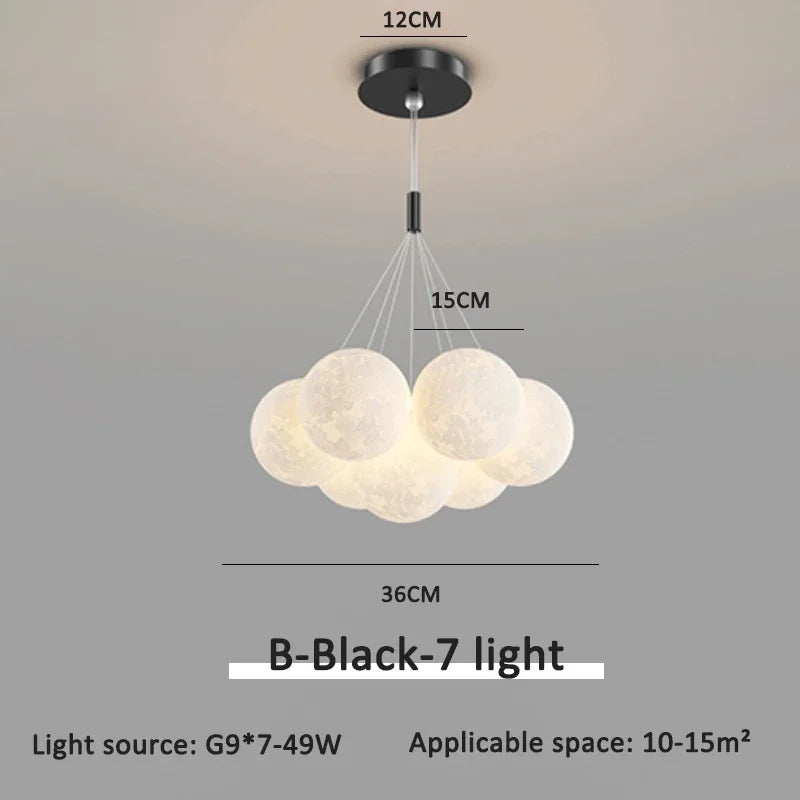 Cream Ball LED Pendant Light