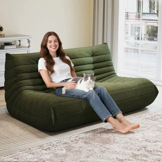 Oversized Memory Foam Bean Bag Chair – Green