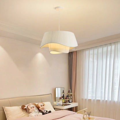 Nordic Cream Fabric Pendant Chandelier