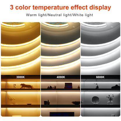 USB COB LED Strip Light with Switch