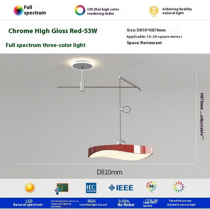 Flying Saucer Rocker Arm Chandelier