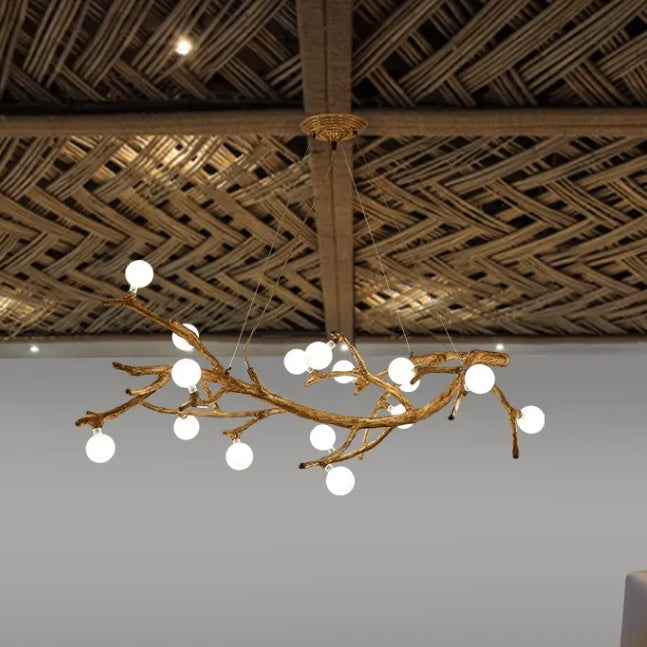Wabi-Sabi Tree Branch Chandelier